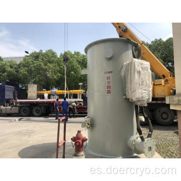 Vaporizador de baño de agua de argón de metano líquido industrial